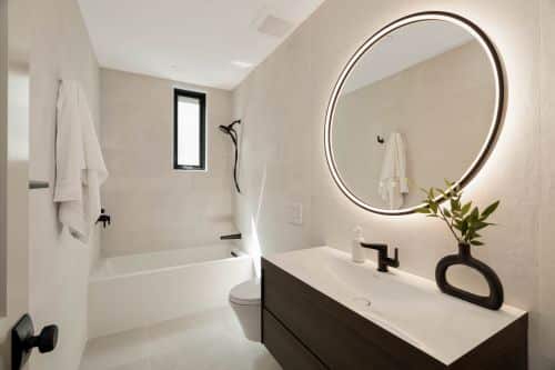 bathroom floating vanity - Boston Framer - Cambridge MA